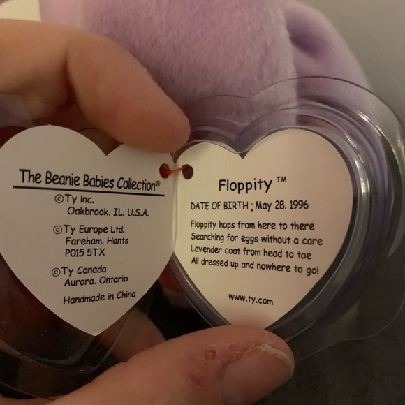 RARE Bundle of 4 Beanie Babies Hippie, Hoppity, Floppity and… - Picture 10 of 12